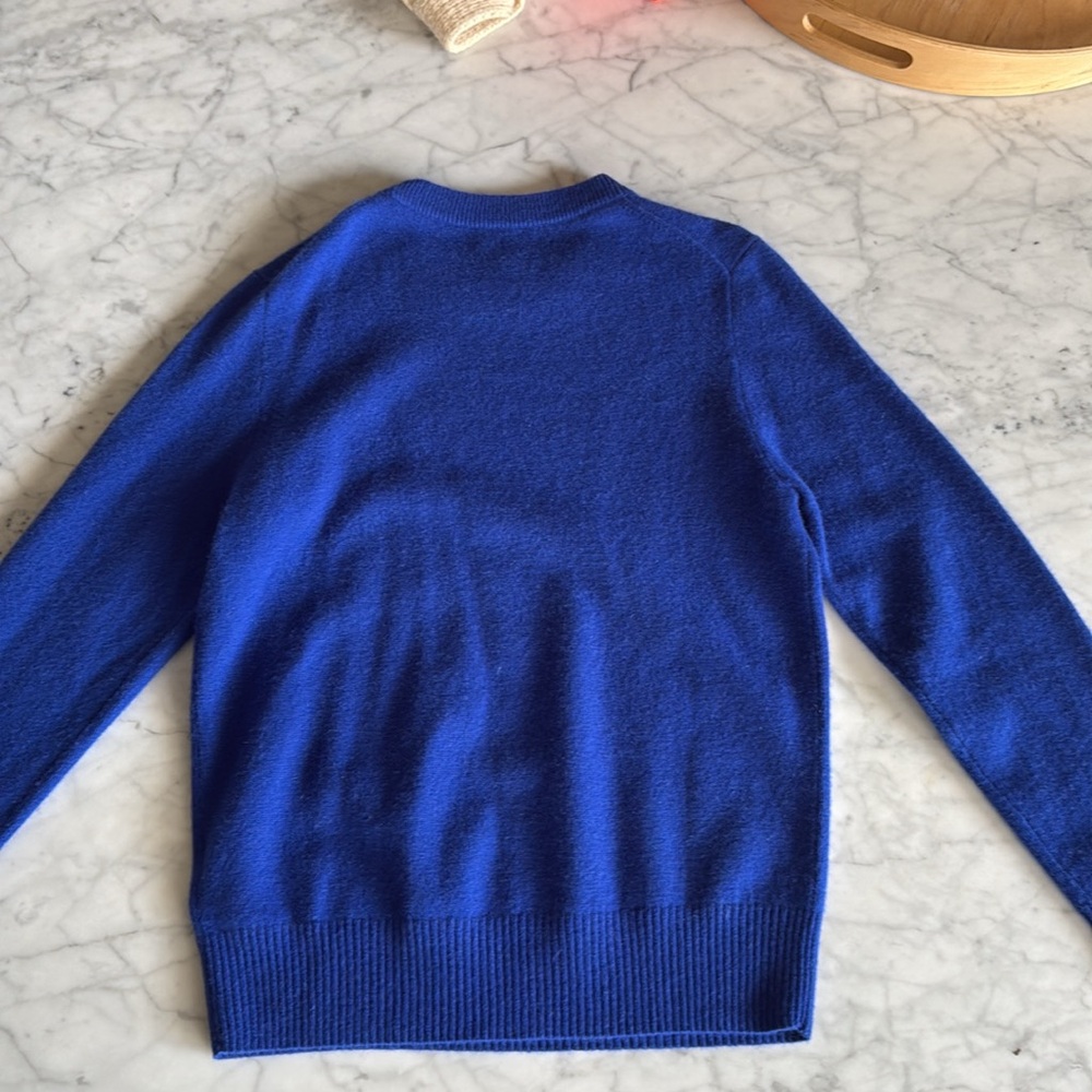 Crewcuts Kids Vibrant Blue Sweater Cashmere - Picture 3 of 3